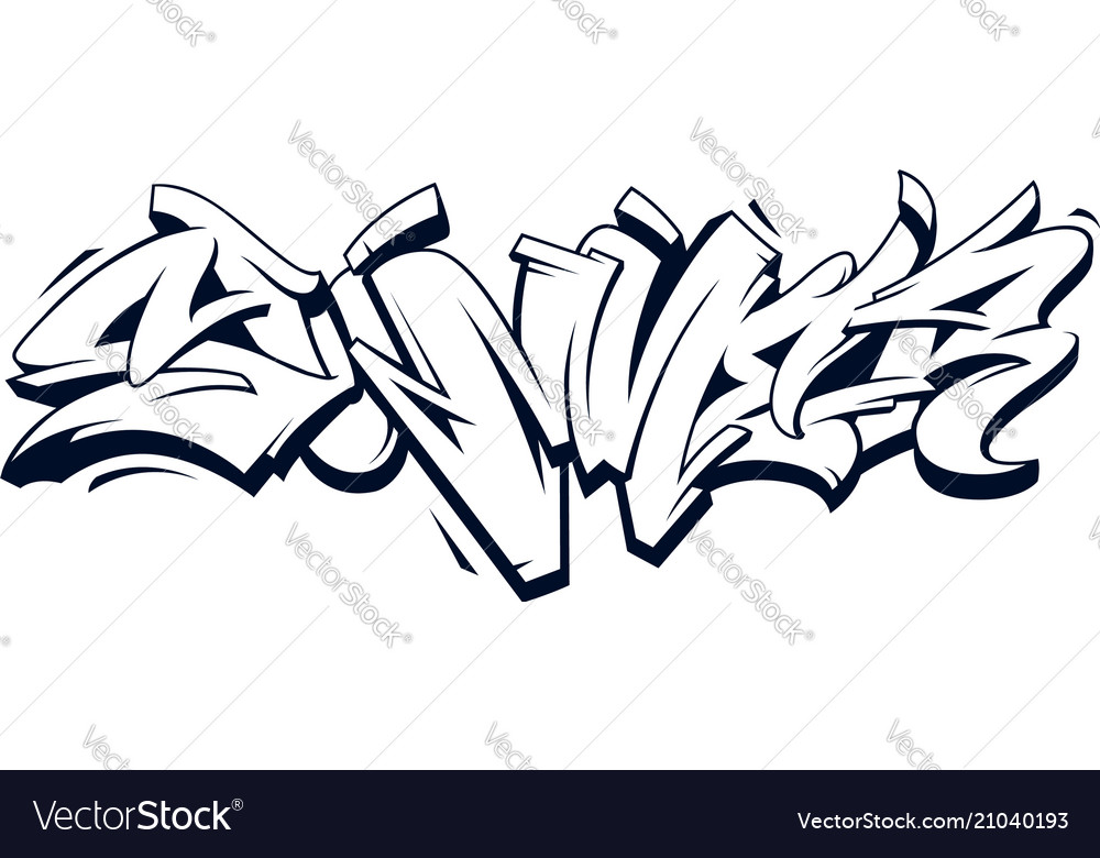 Summer Graffiti Lettering Royalty Free Vector Image