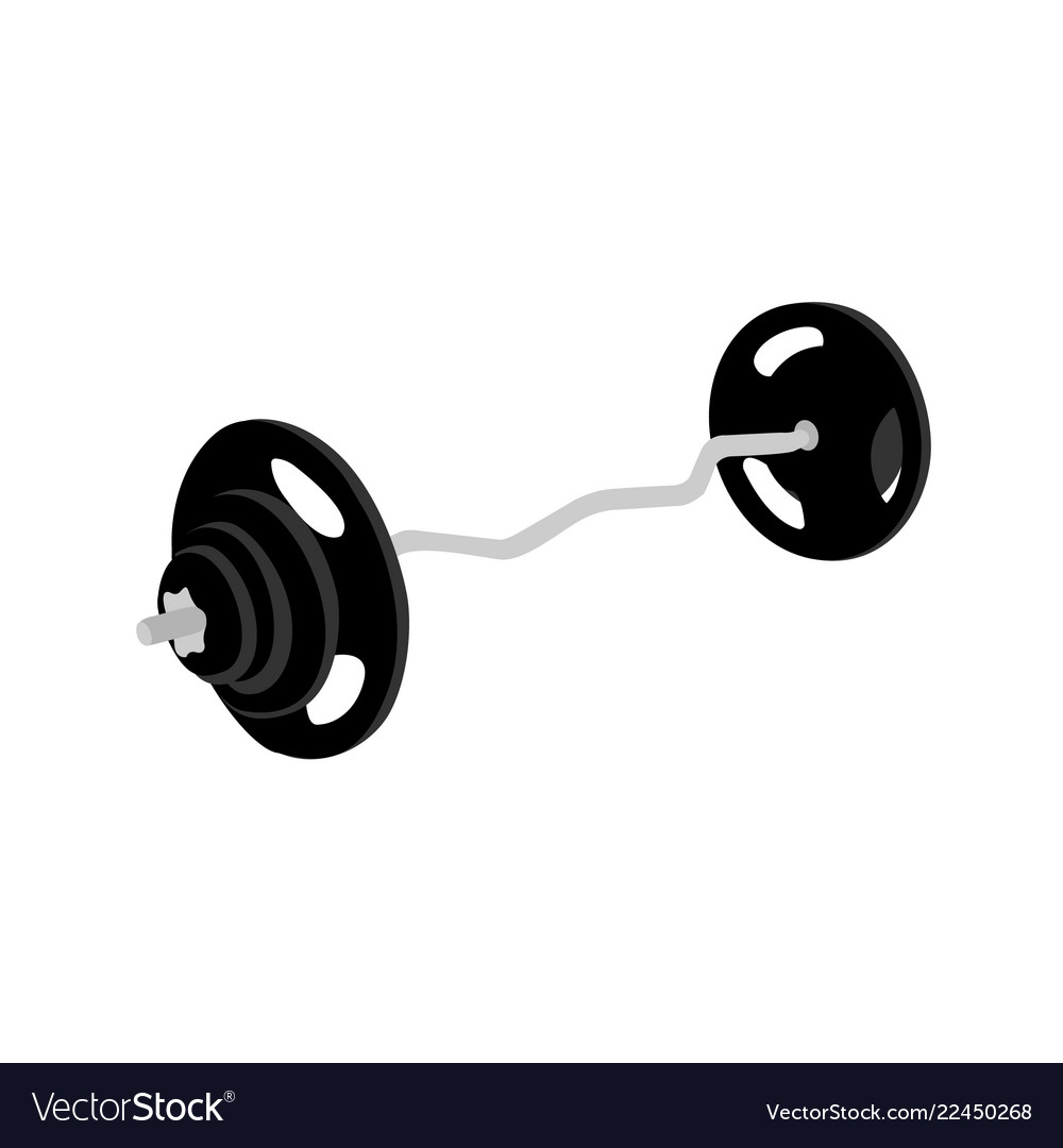 Barbell Icon Royalty Free Vector Image Vectorstock