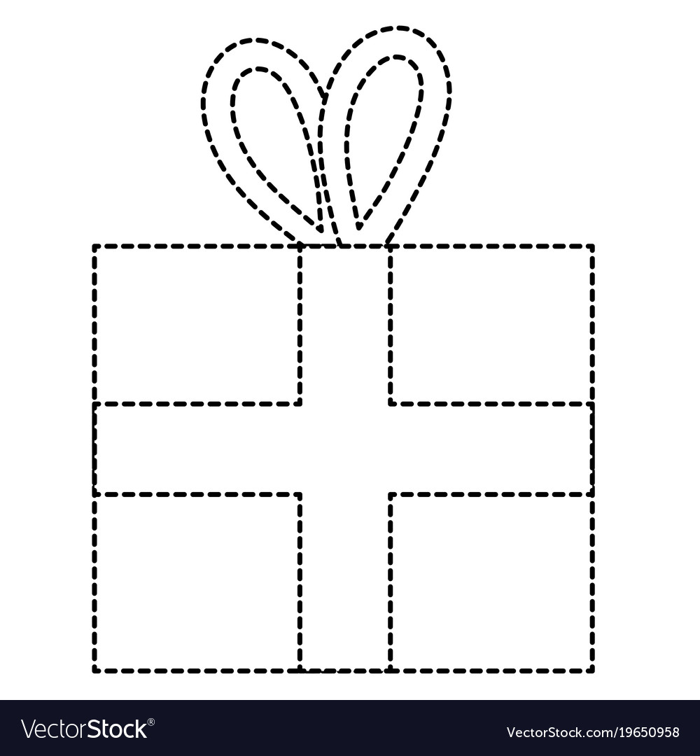 Gift Box Presents Icon Royalty Free Vector Image