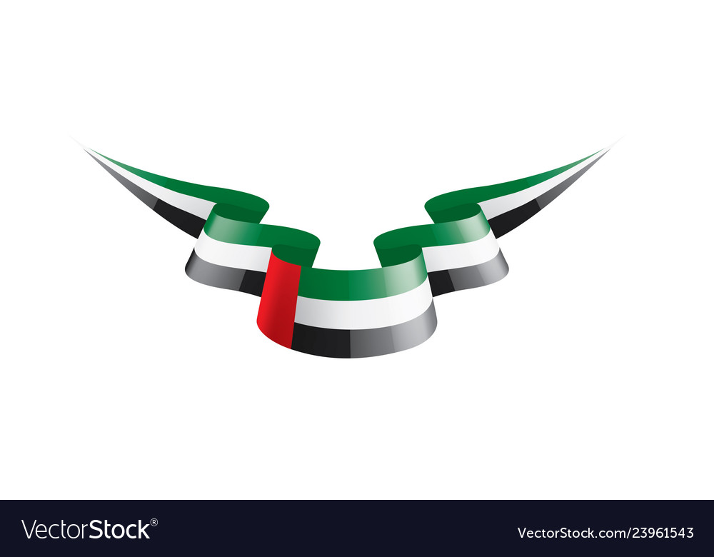 United Arab Emirates Flag Royalty Free Vector Image