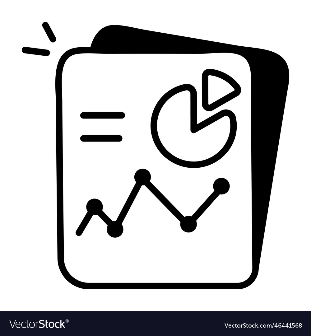 Business Report Royalty Free Vector Image Vectorstock