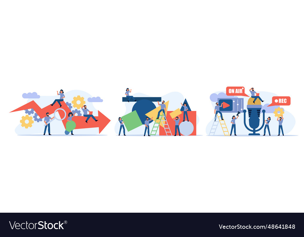 Success Advance Business Plan Boost Concept Vector Image