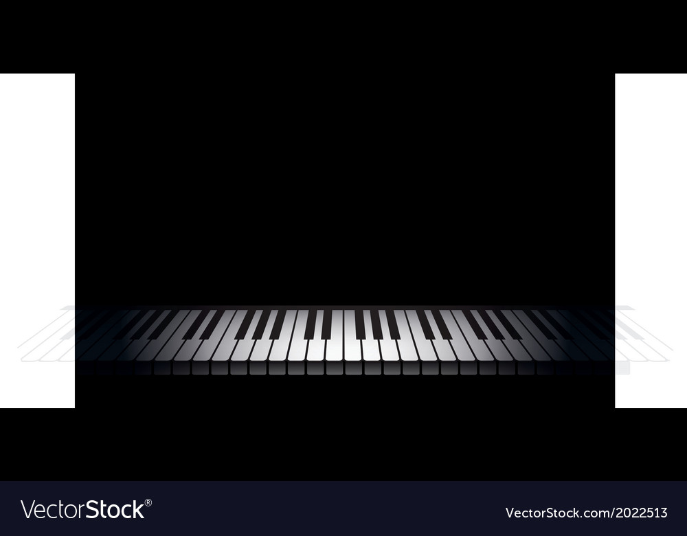 Piano Keys Royalty Free Vector Image Vectorstock