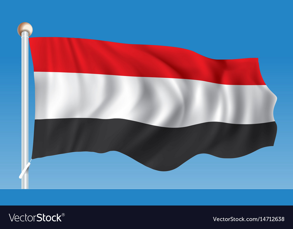 Flag Of Yemen Royalty Free Vector Image Vectorstock