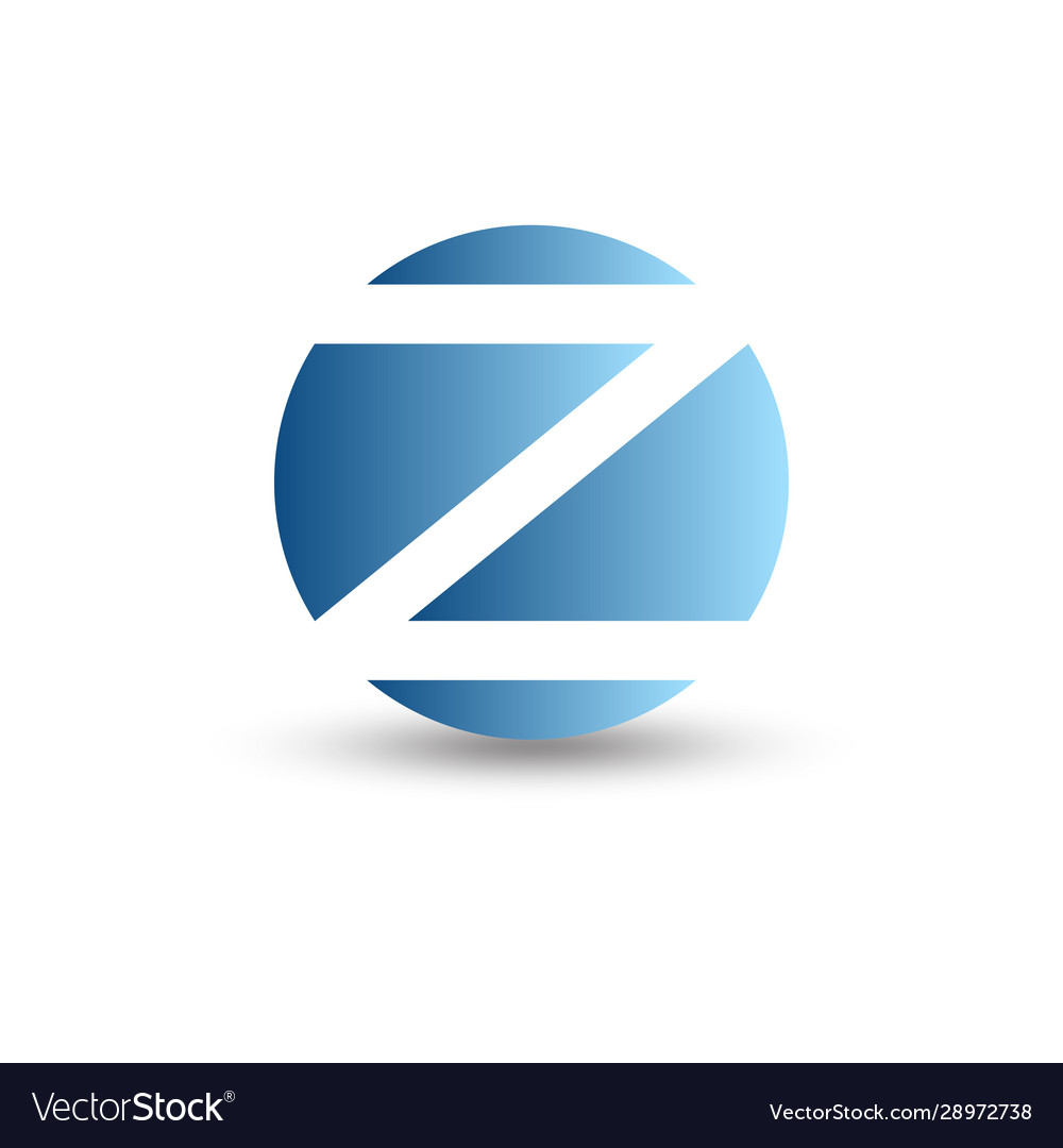 Abstract Letter Z Logo Royalty Free Vector Image