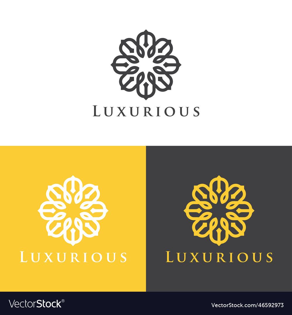 Logo Luxury Design Royalty Free Vector Image