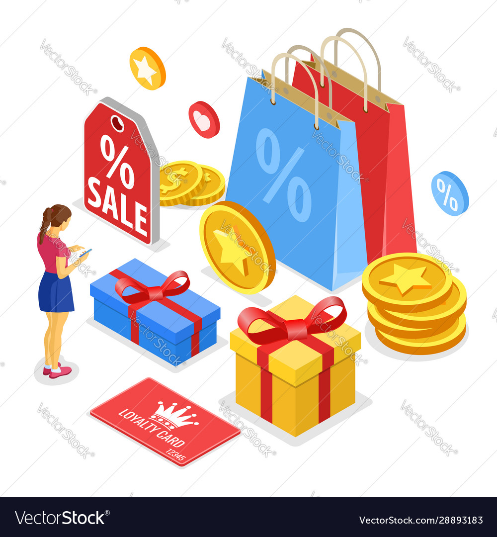 Customer Loyalty Programs Banner Royalty Free Vector Image