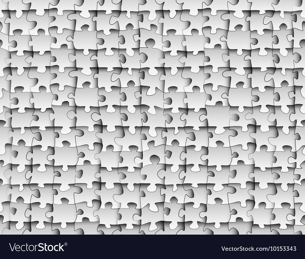 Seamless Pattern Jigsaw Puzzles Royalty Free Vector Image