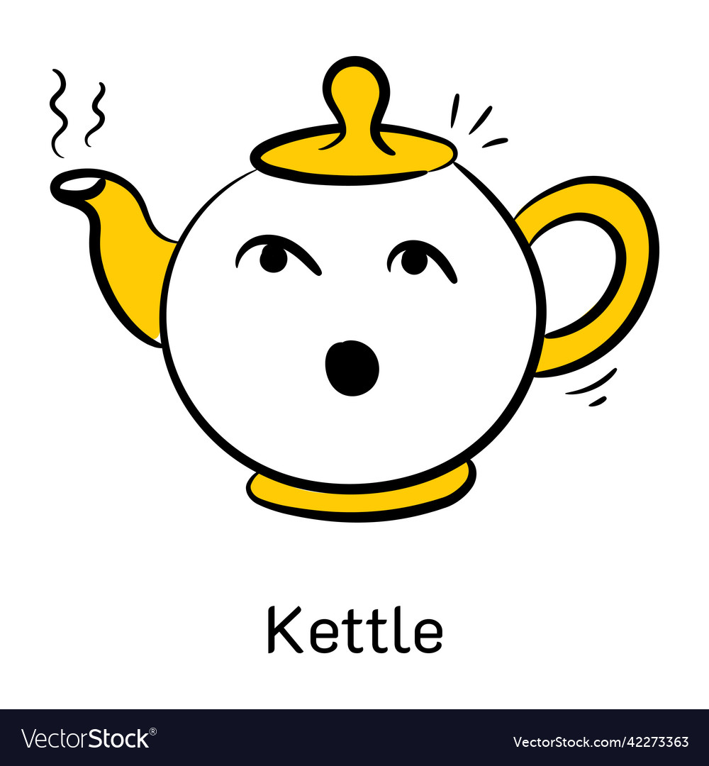 Kettle Royalty Free Vector Image Vectorstock