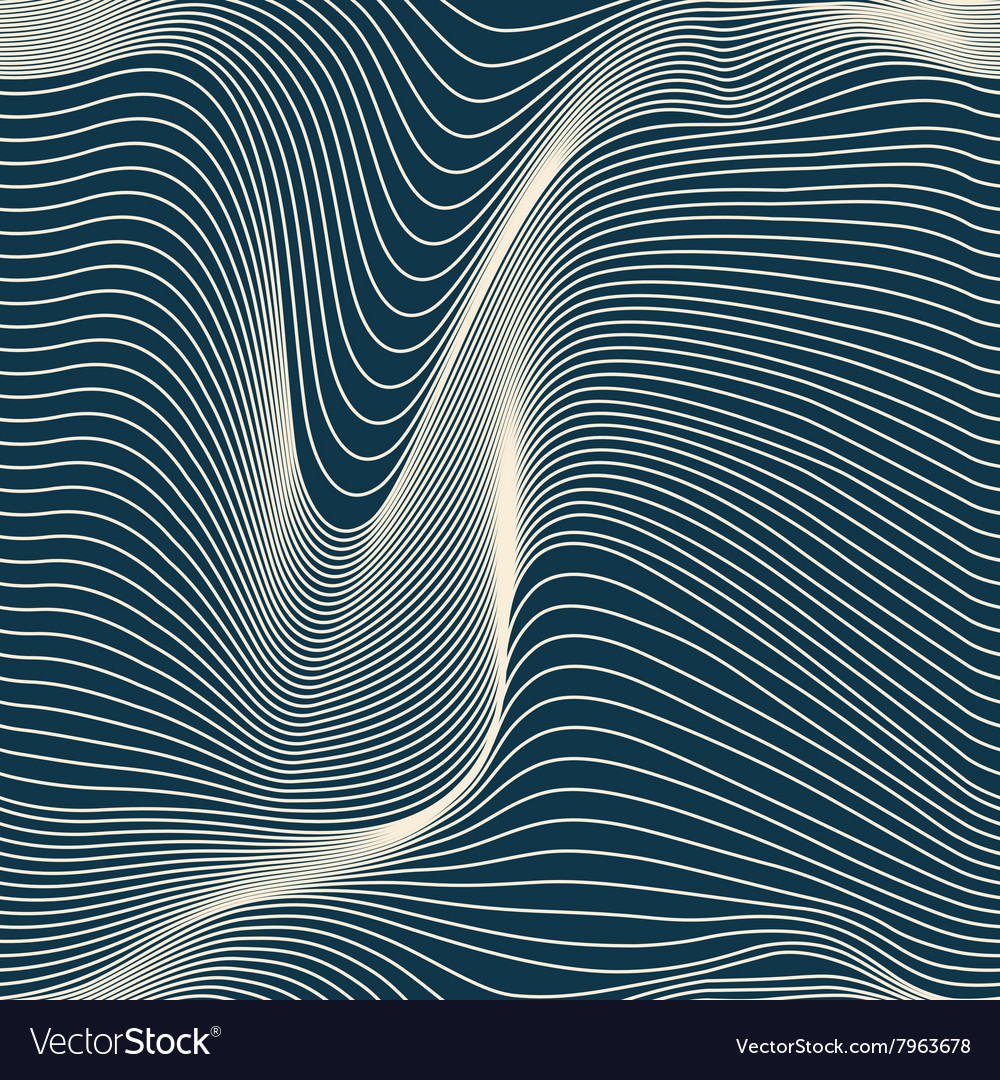 Abstract Wavy Lines Seamless Royalty Free Vector Image