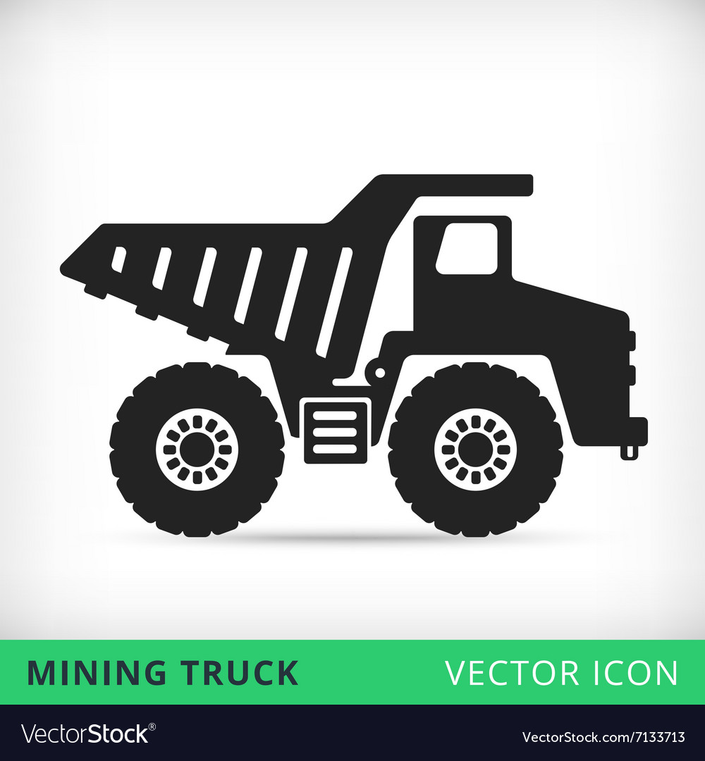 Dump Truck Icon Royalty Free Vector Image Vectorstock