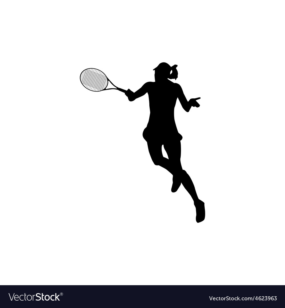 Tennis Player Royalty Free Vector Image VectorStock