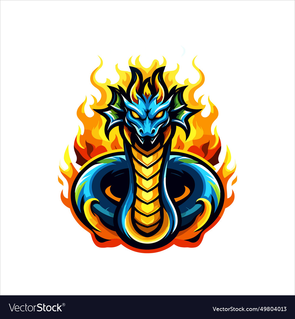 Dragon Mascot Logo Royalty Free Vector Image Vectorstock