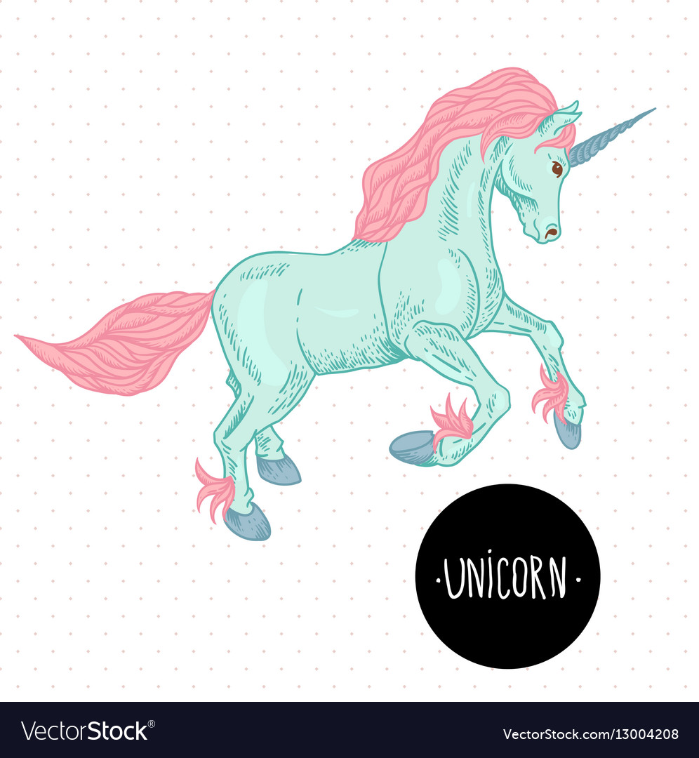 Unicorn Royalty Free Vector Image Vectorstock