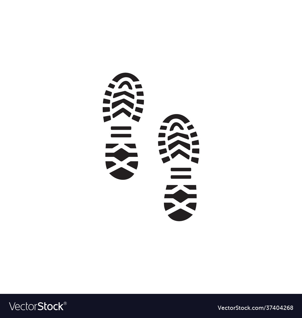 Footprint Royalty Free Vector Image Vectorstock