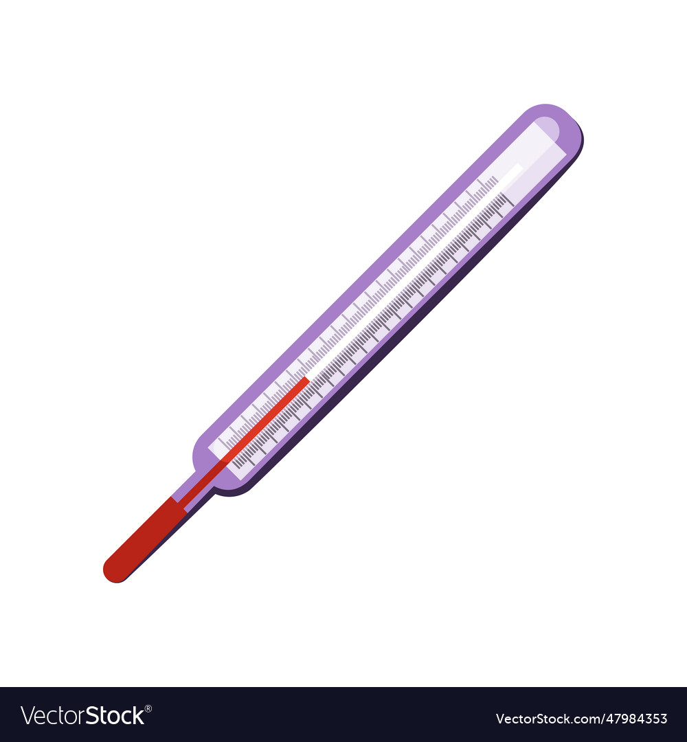 Thermometer Royalty Free Vector Image Vectorstock