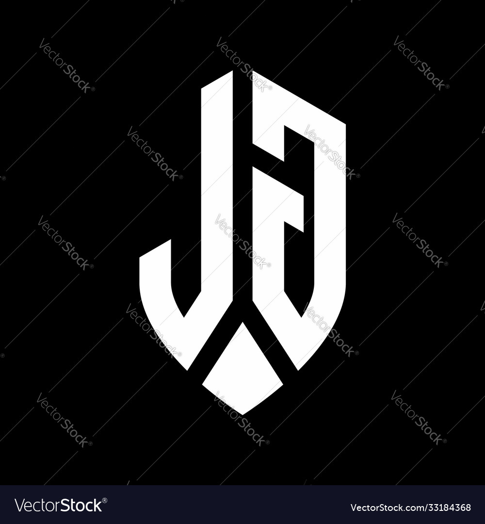 Lg Logo Monogram With Emblem Shield Style Design Vector Image