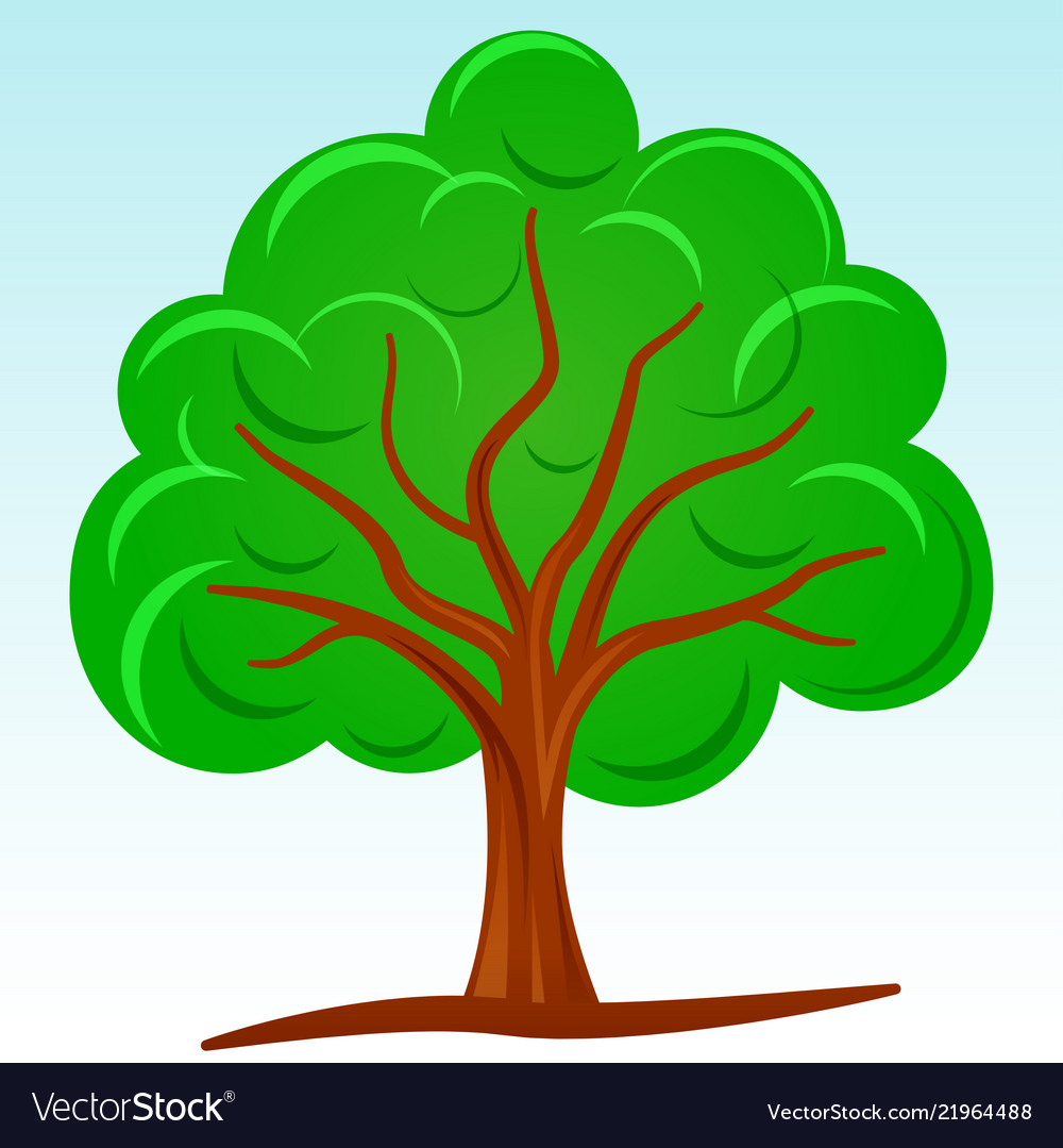 Abstract Tree Royalty Free Vector Image Vectorstock