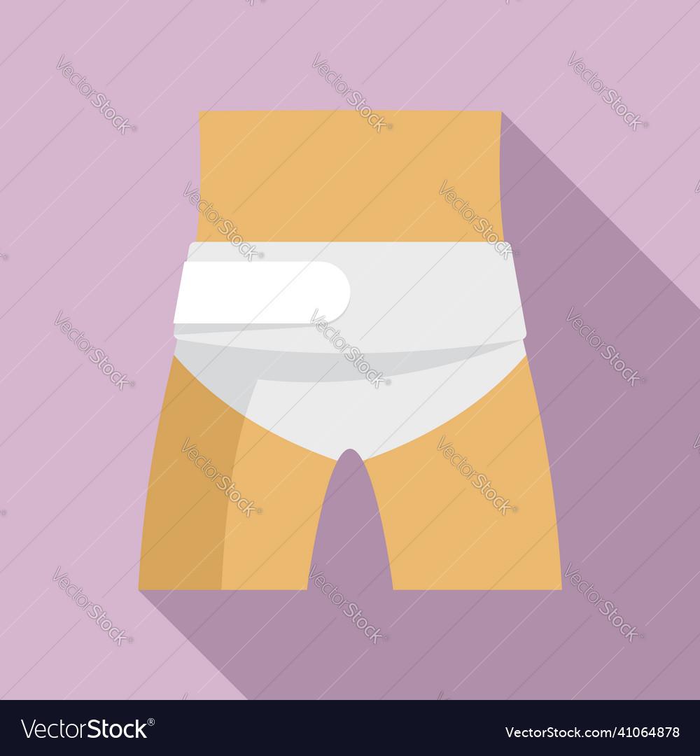 Low Body Bandage Icon Flat Hand Accident Vector Image