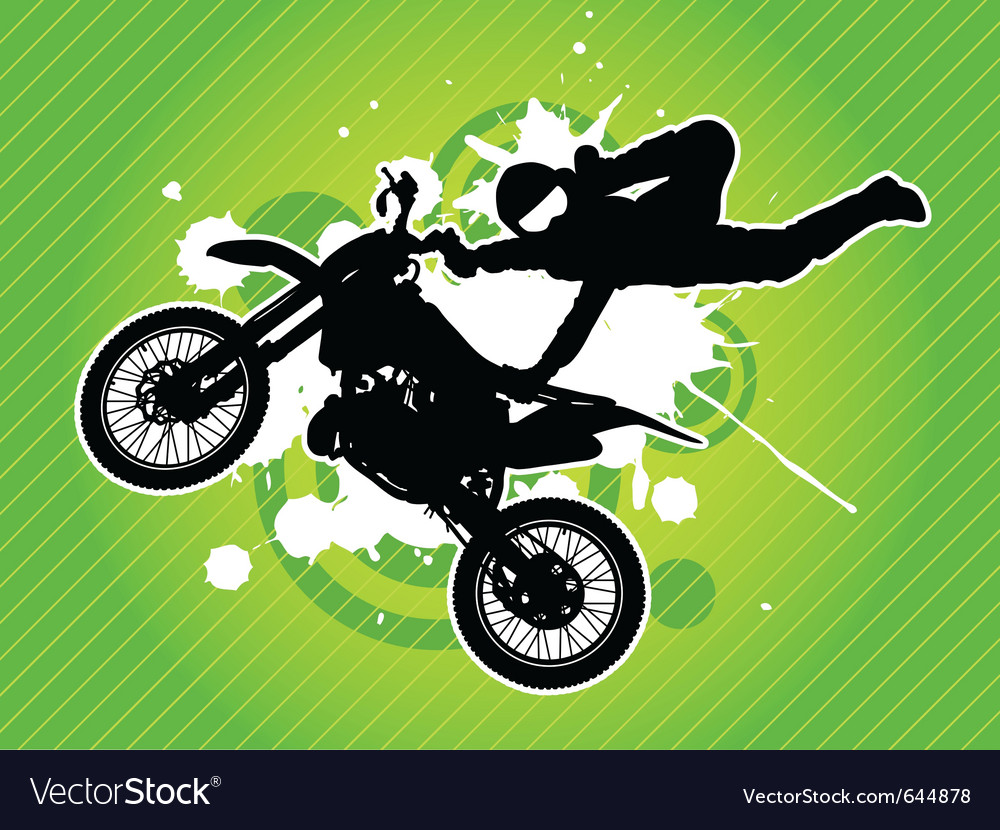 Motocross Royalty Free Vector Image VectorStock