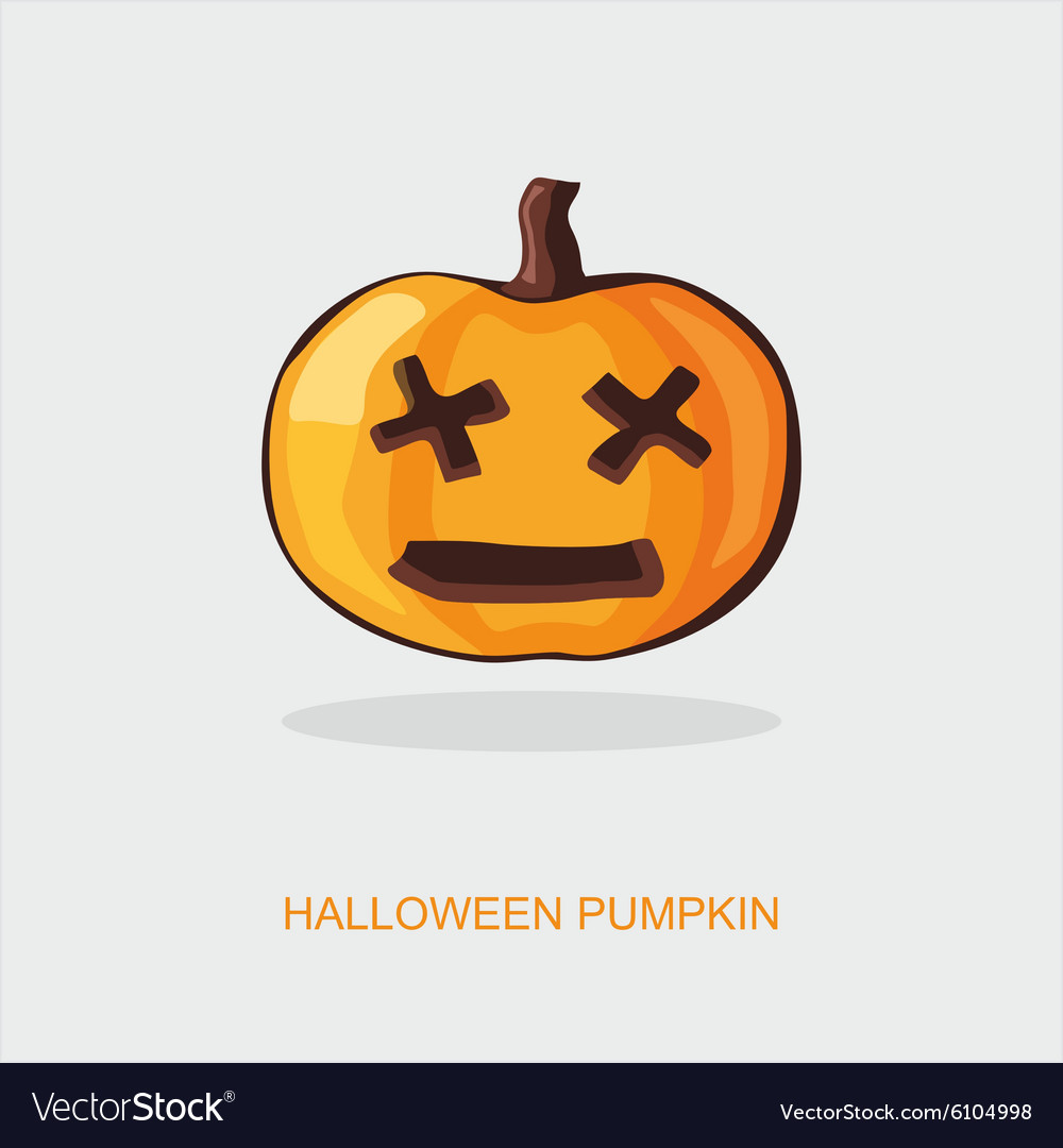 Halloween Pumpkins Icon Royalty Free Vector Image