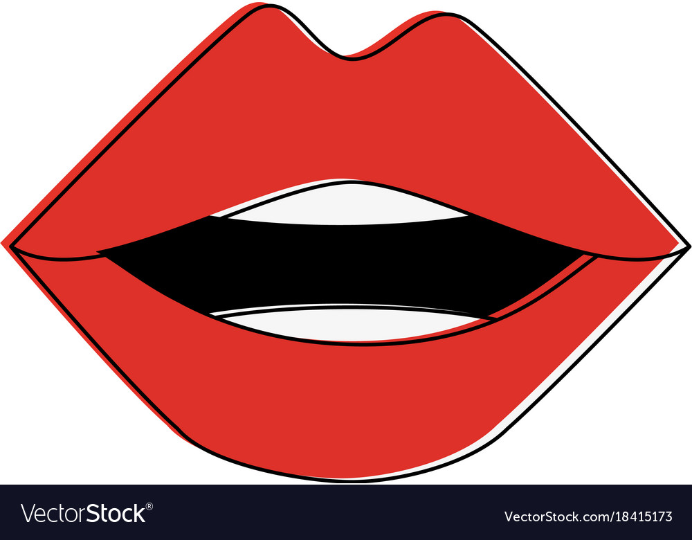 Sexy Women Lips Royalty Free Vector Image VectorStock