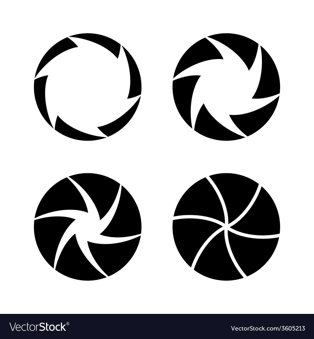 Camera Shutter Royalty Free Vector Image Vectorstock