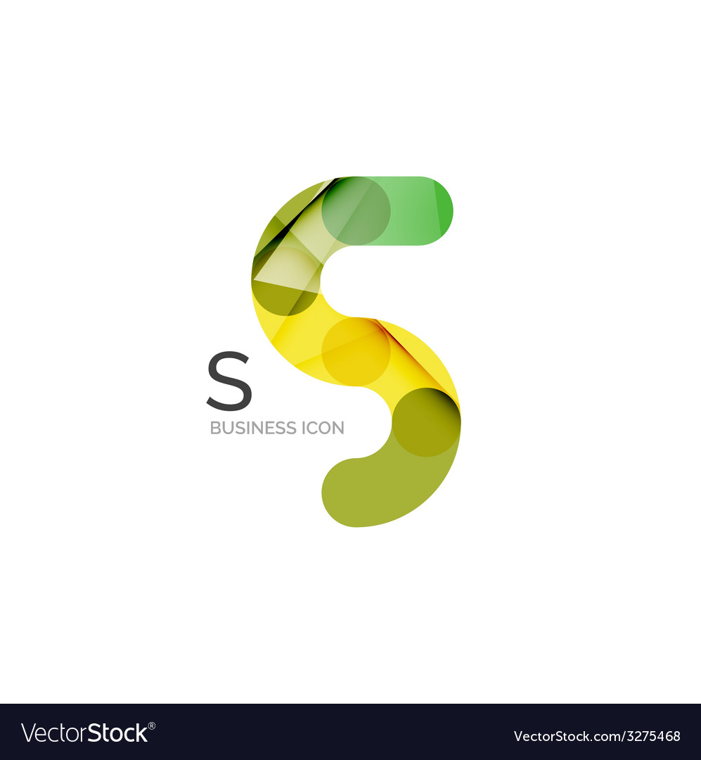 Minimal Font Or Letter Logo Design Royalty Free Vector Image