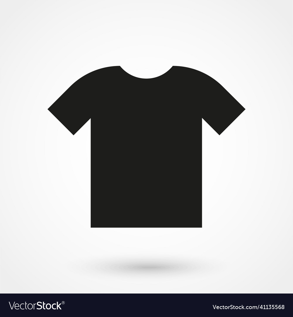 T Shirt Icon Royalty Free Vector Image VectorStock