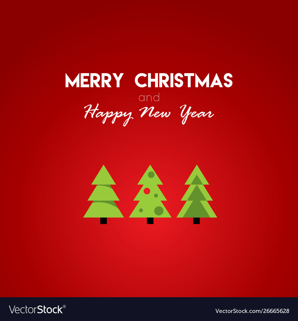 Merry Christmas Card Royalty Free Vector Image