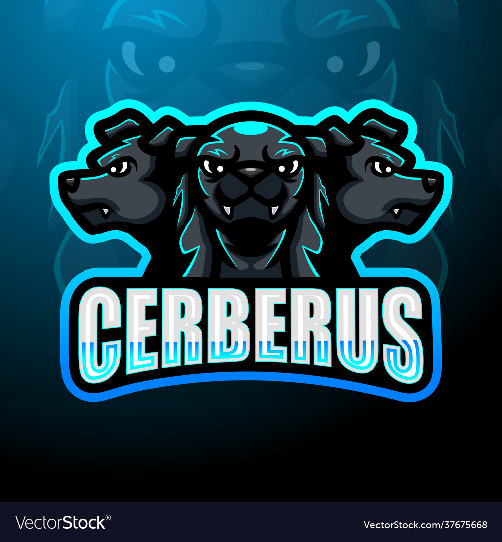 Cerberus Mascot Esport Logo Royalty Free Vector Image