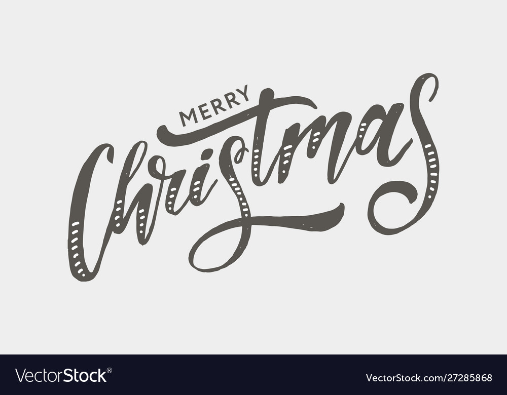 Congrats Lettering Calligraphy Brush Text Holiday Vector Image