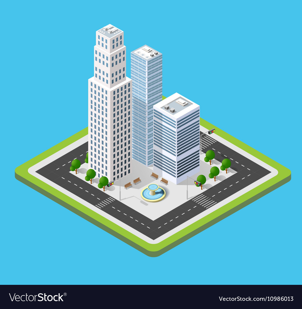 Isometric D City