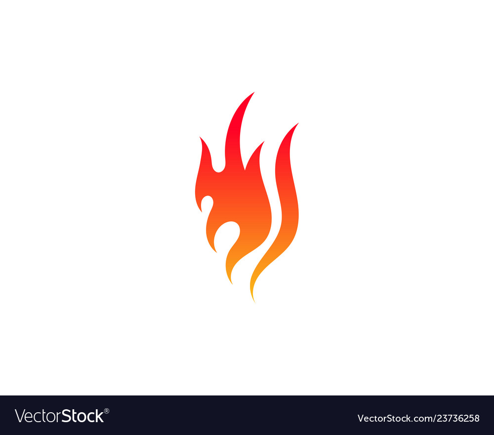 Fire Flame Royalty Free Vector Image Vectorstock