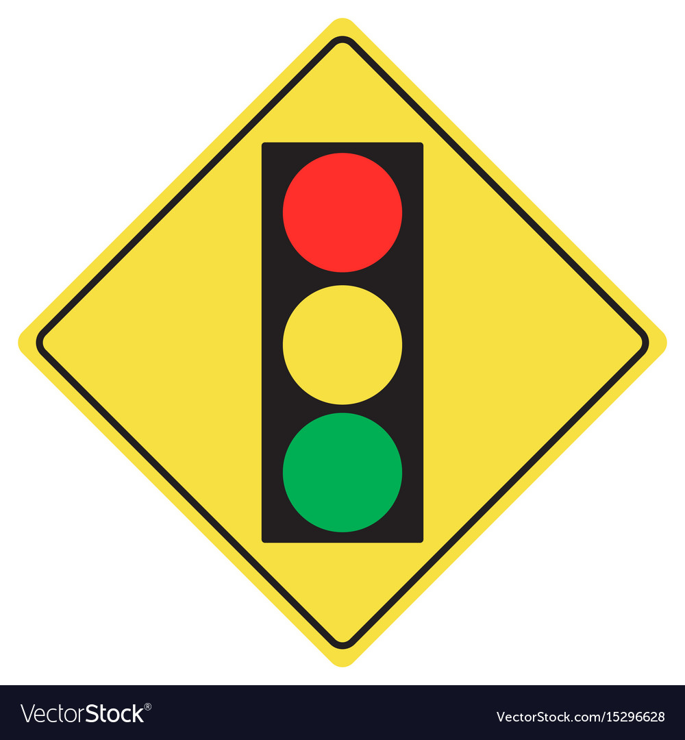 Traffic Light Sign Royalty Free Vector Image VectorStock