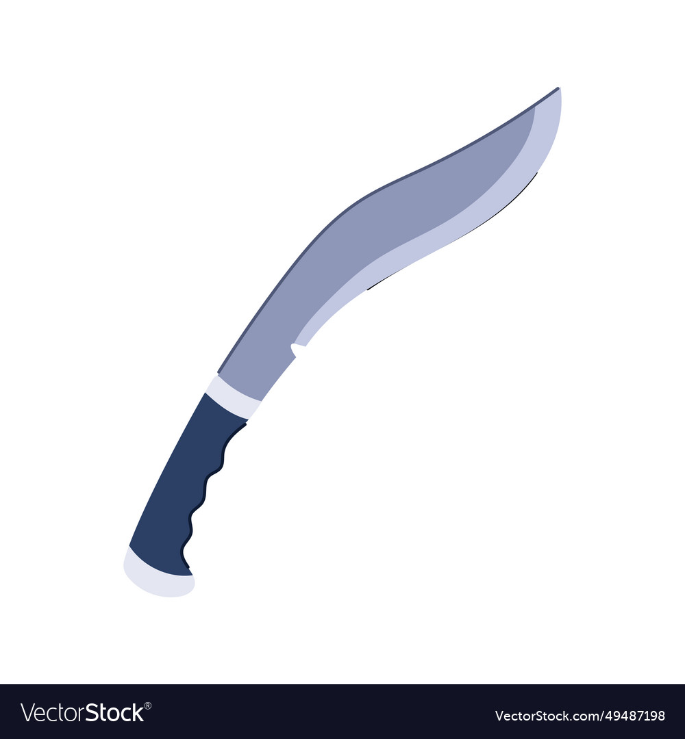 Steel Military Knife Cartoon Royalty Free Vector Image