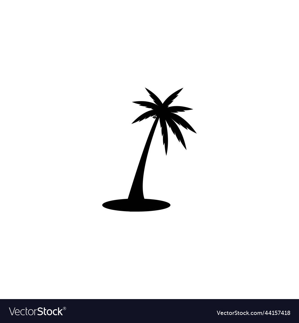 Coconut Tree Icon Royalty Free Vector Image Vectorstock