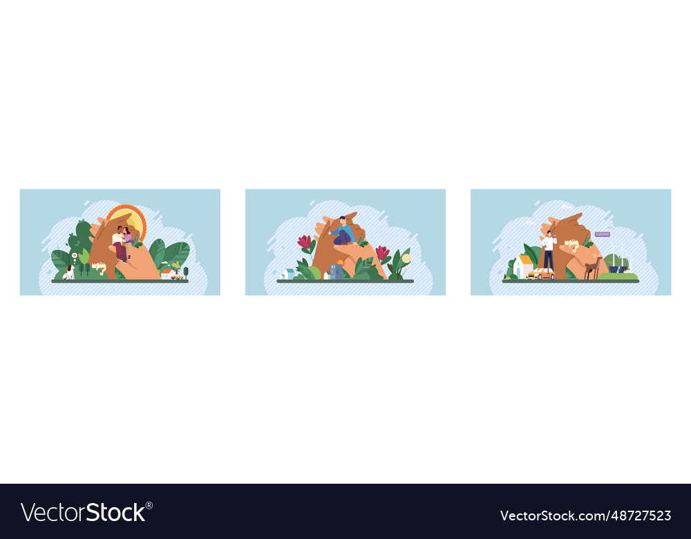 Wellbeing Metaphor At Work Fuel Royalty Free Vector Image