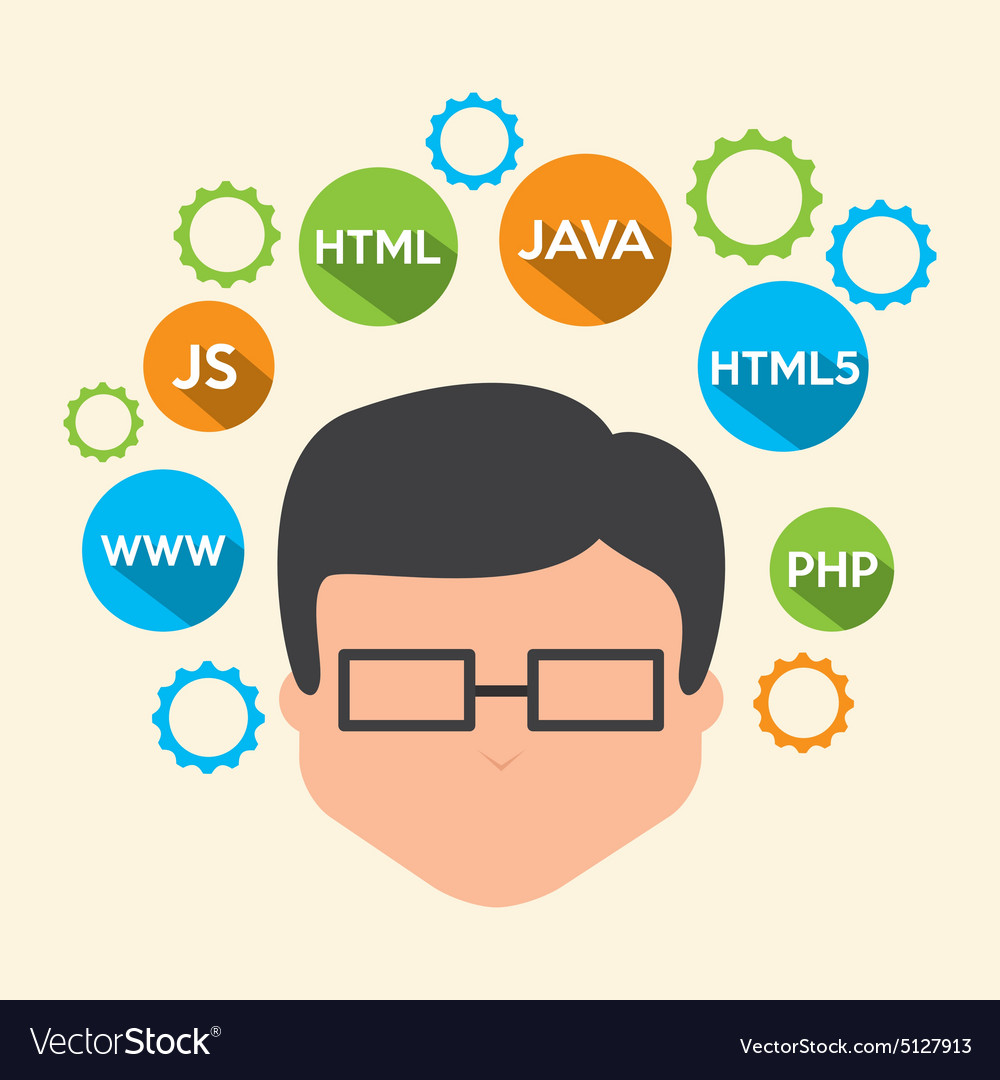 Programming Language Royalty Free Vector Image