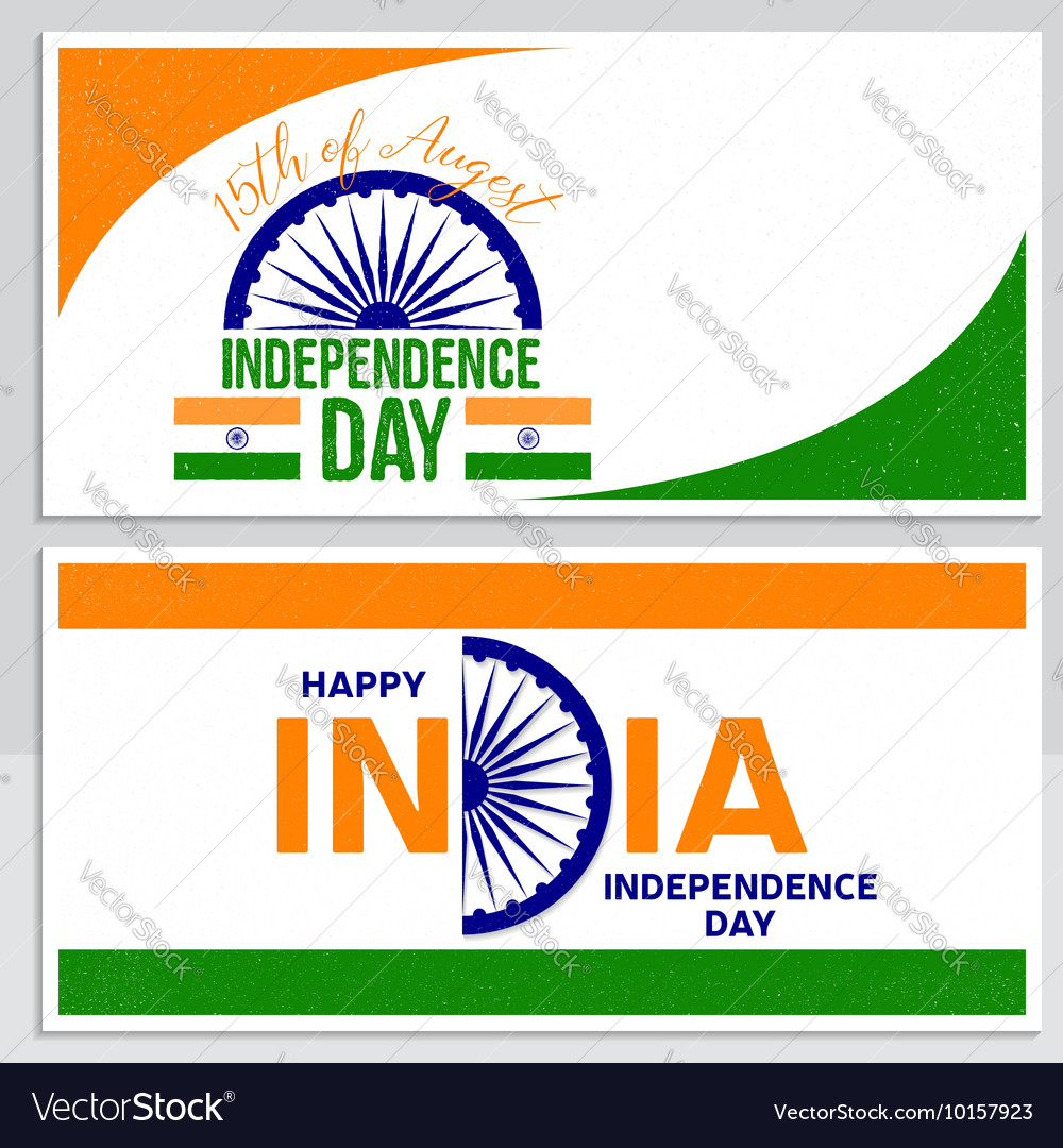 Indian Independence Day Greeting Card Poster Flyer