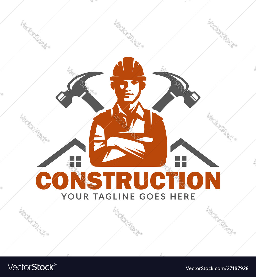 Construction Logo Design Template Suitable Vector Image