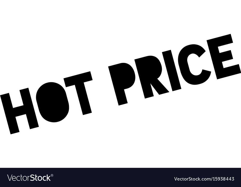 Hot Price Rubber Stamp Royalty Free Vector Image