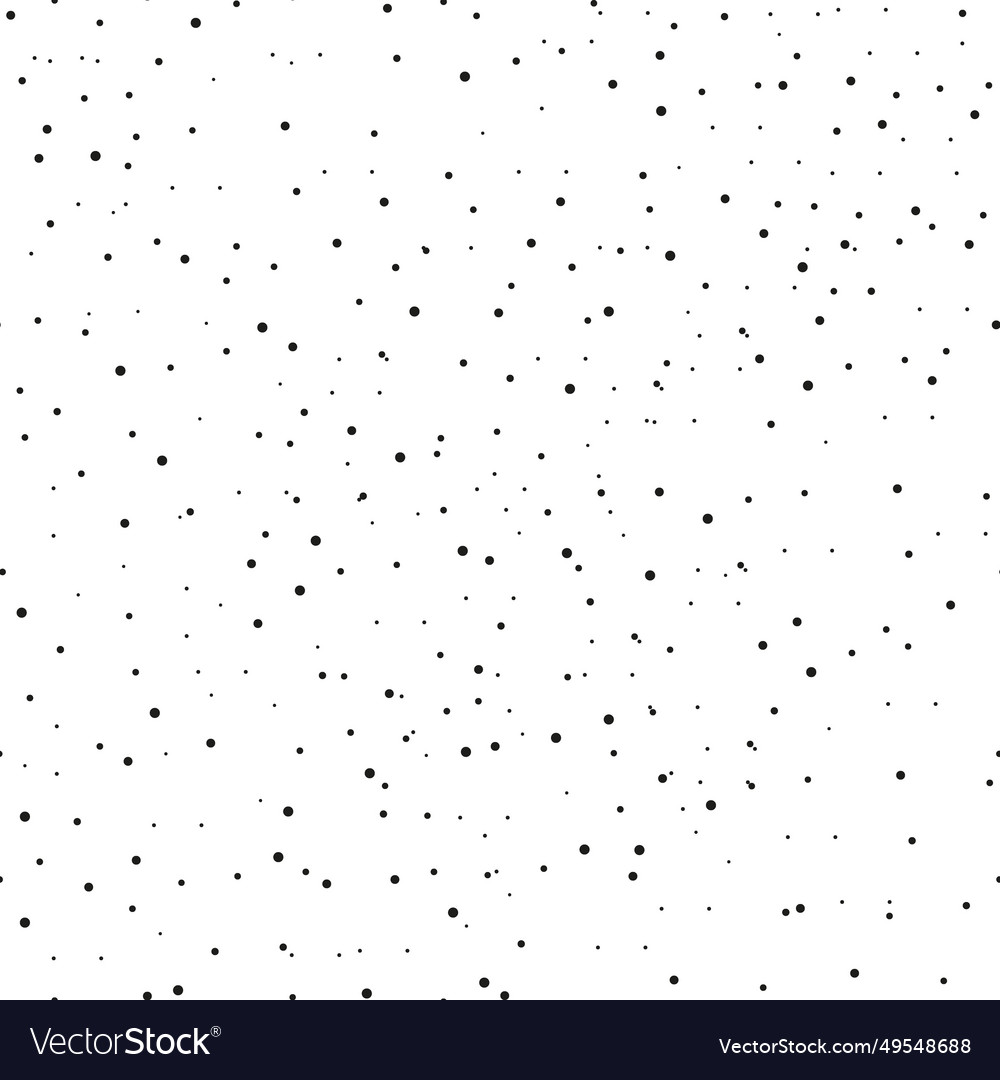 Seamless Black Dot Pattern Royalty Free Vector Image