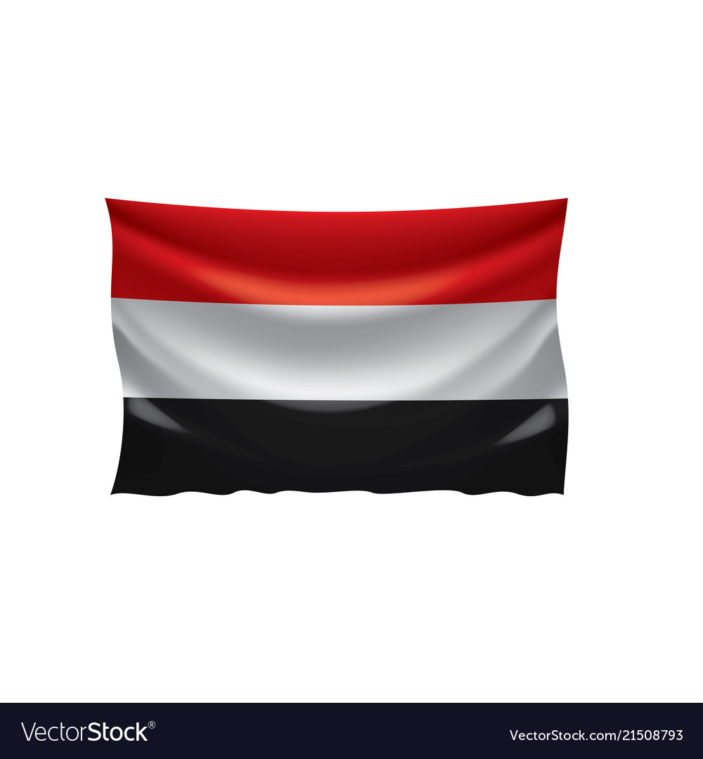 Yemeni Flag Royalty Free Vector Image VectorStock