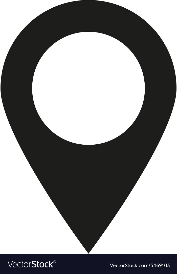 Pointer Icon Navigation And Location Symbol Vector Image