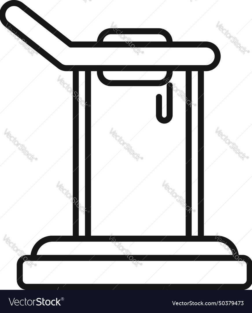 Small Vr Platform Icon Outline Game Tech Vector Image