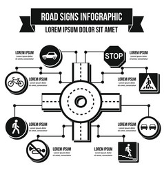 Globalization Infographic Concept Simple Style Vector Image