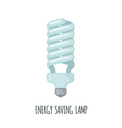 Energy Saving Light Bulb Royalty Free Vector Image