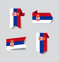 Balkan States Waving Flag Set Royalty Free Vector Image