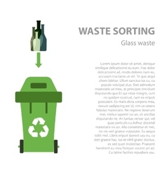 E Waste Sorting Flat Concept Royalty Free Vector Image